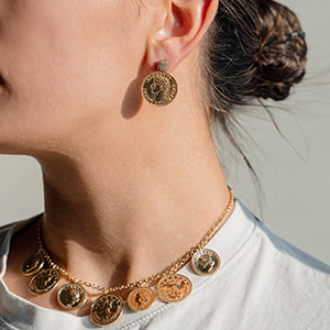 Collana girocollo con 7 ciondoli