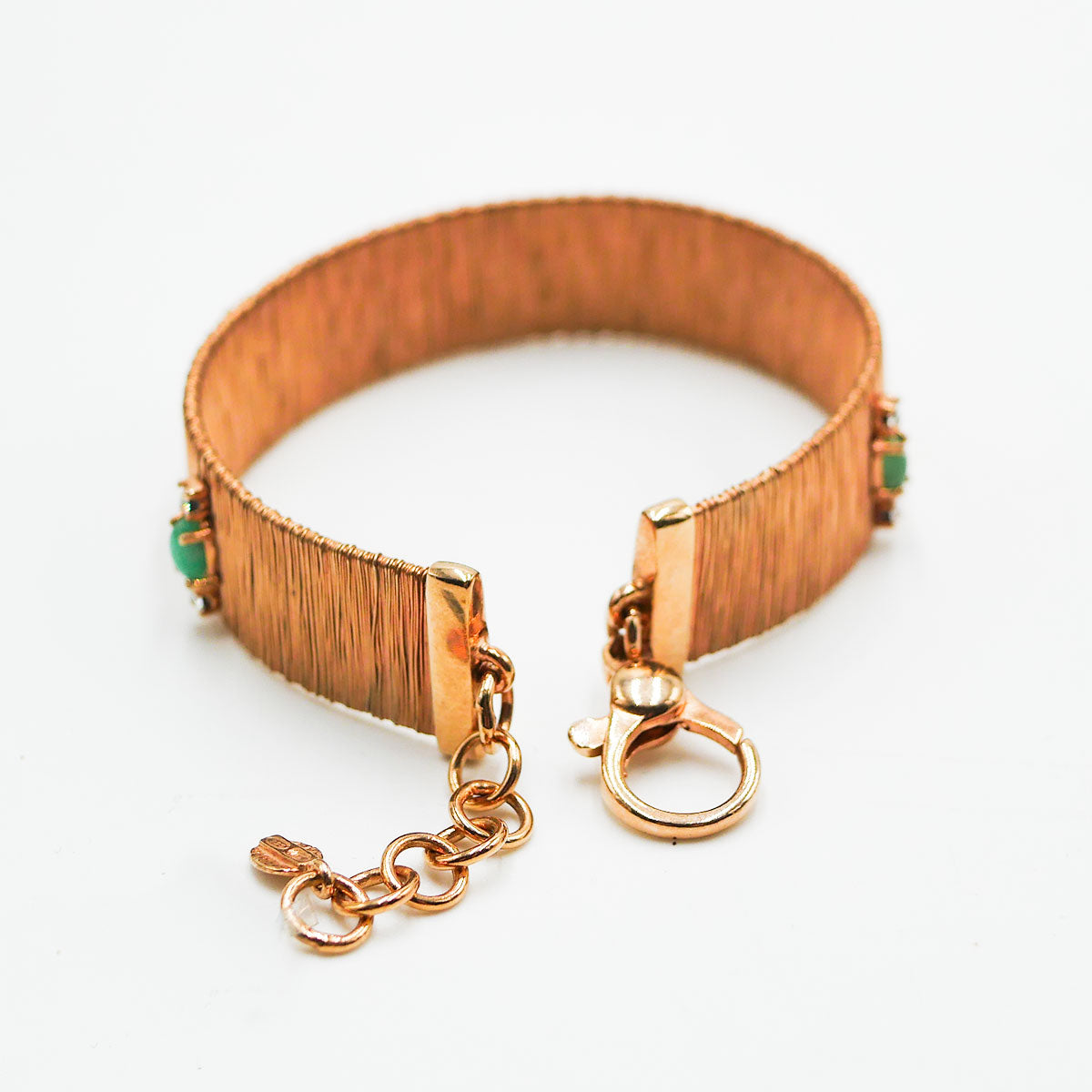 Bracciale in argento placcato oro rosa