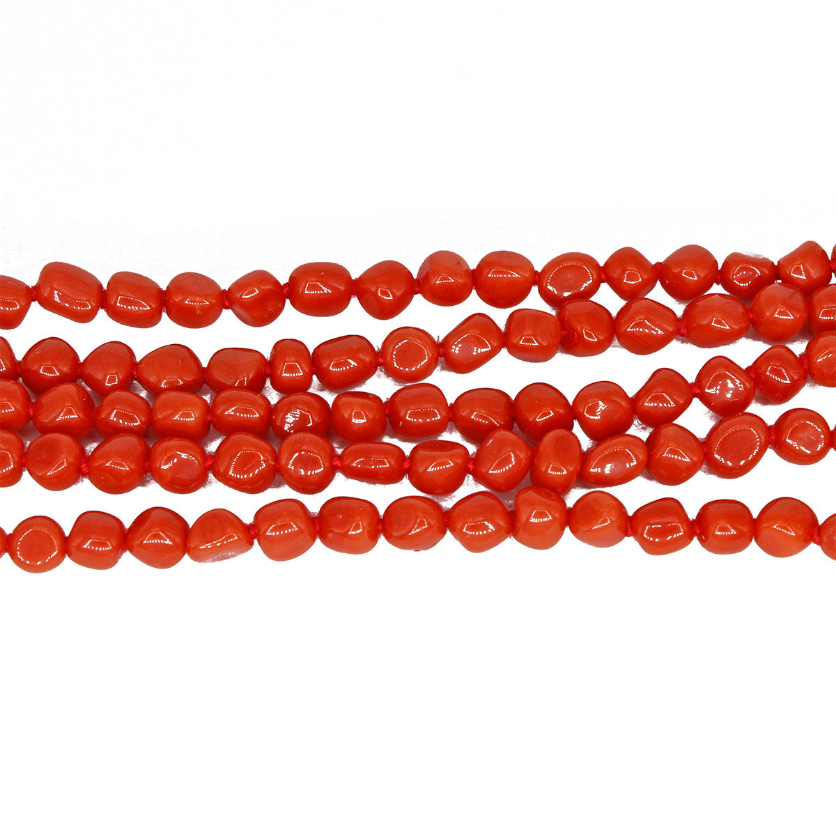 Bracciale in corallo con fermatura in argento
