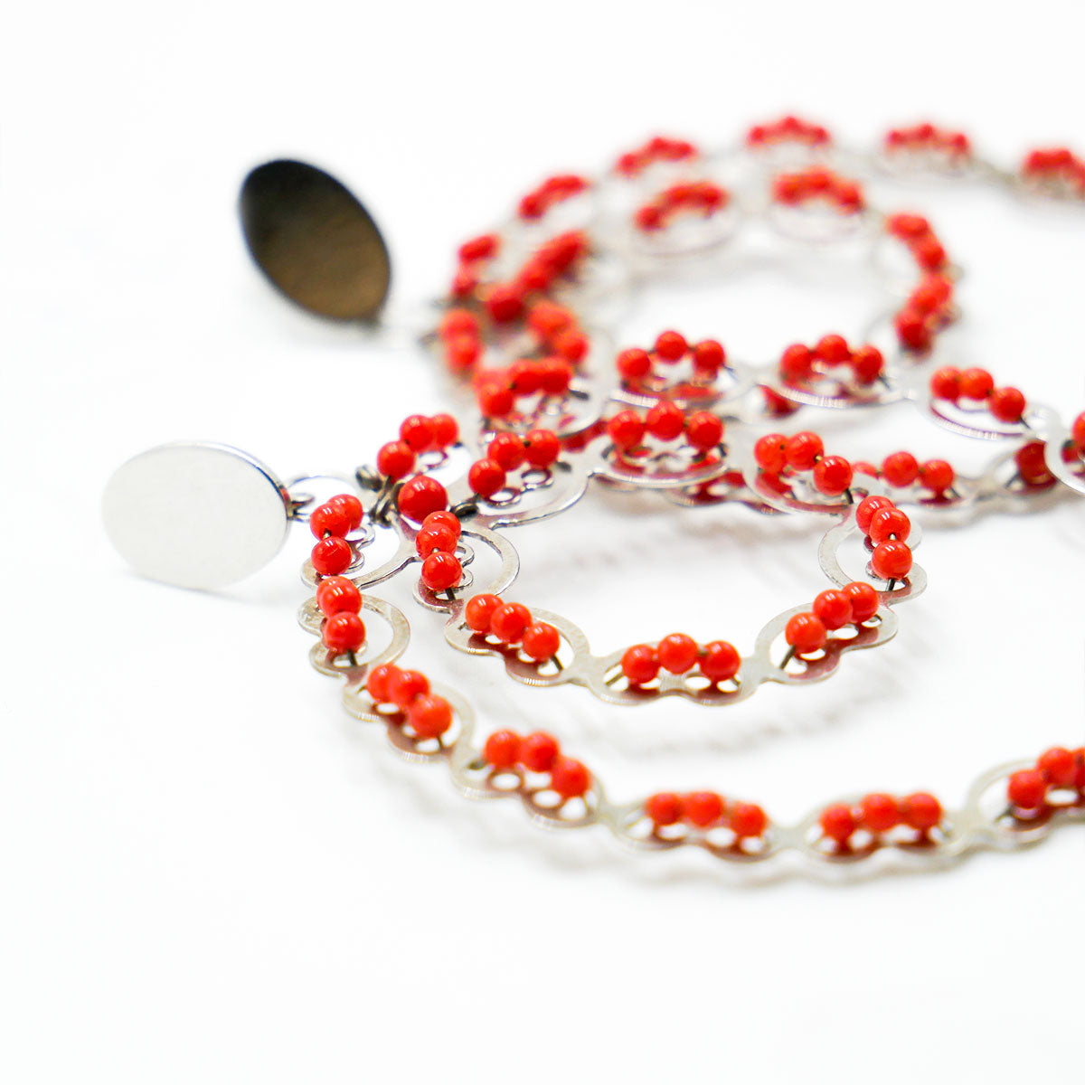 orecchini corallo rosso