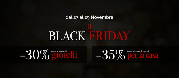 Il Black Friday di Bottega Etrusca: un’occasione da non farsi sfuggire!