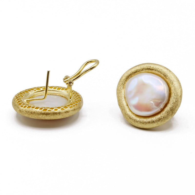 Orecchini in argento placcato oro giallo