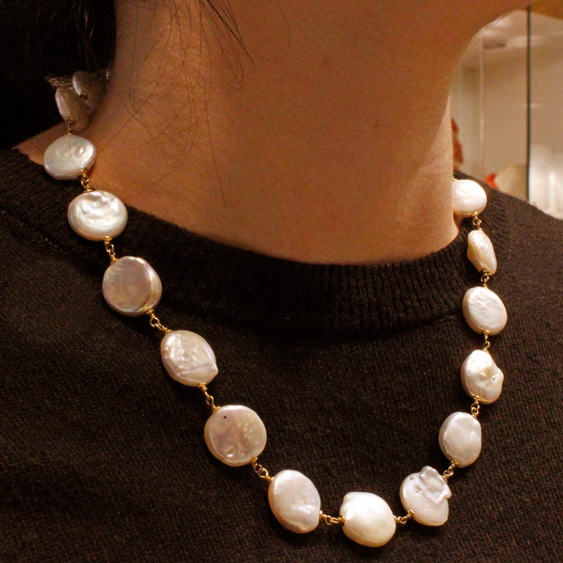 Collana con perle di acqua dolce