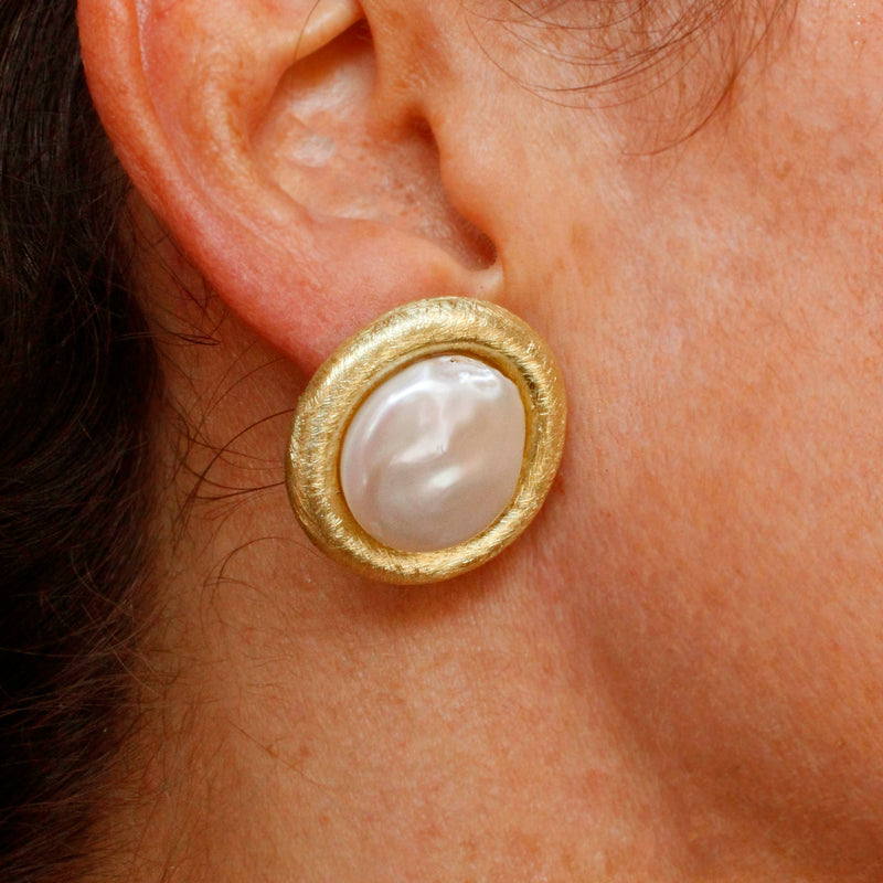 Orecchini in argento placcato oro giallo