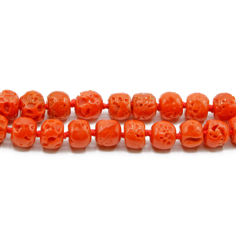 Collana con corallo rosso