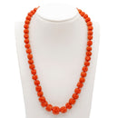 Collana con corallo rosso