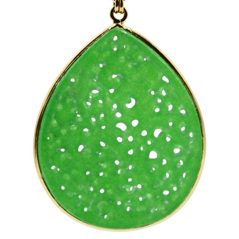Orecchini con giada e quarzo verde
