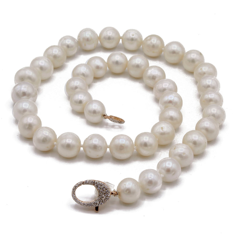 Collana a scalare di perle acqua dolce