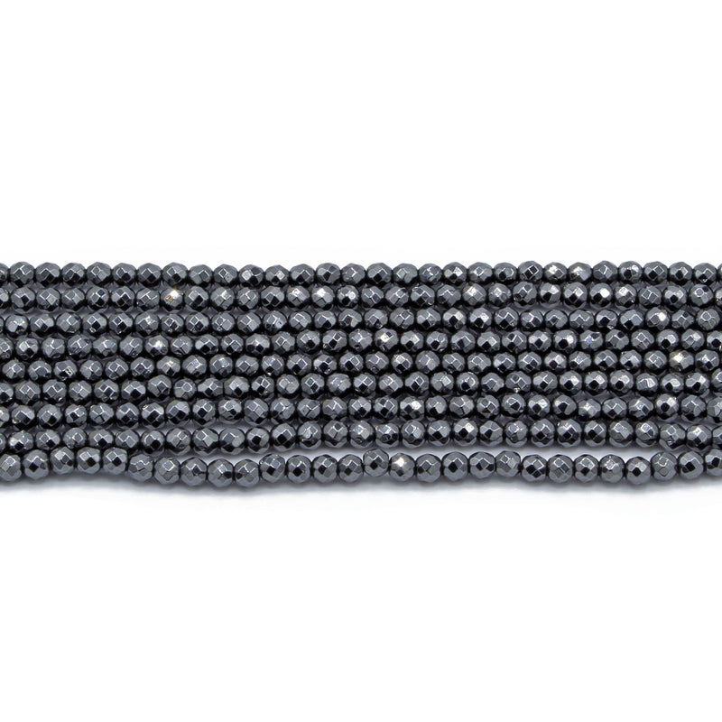 Collana argento ed ematite