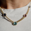 Collana con quarzi idrotermali