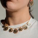 Collana girocollo con 7 ciondoli