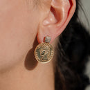 Orecchini in argento con zirconi