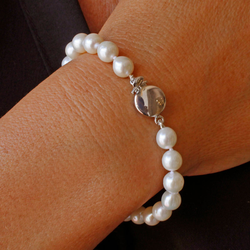 Bracciale di perle di acqua dolce