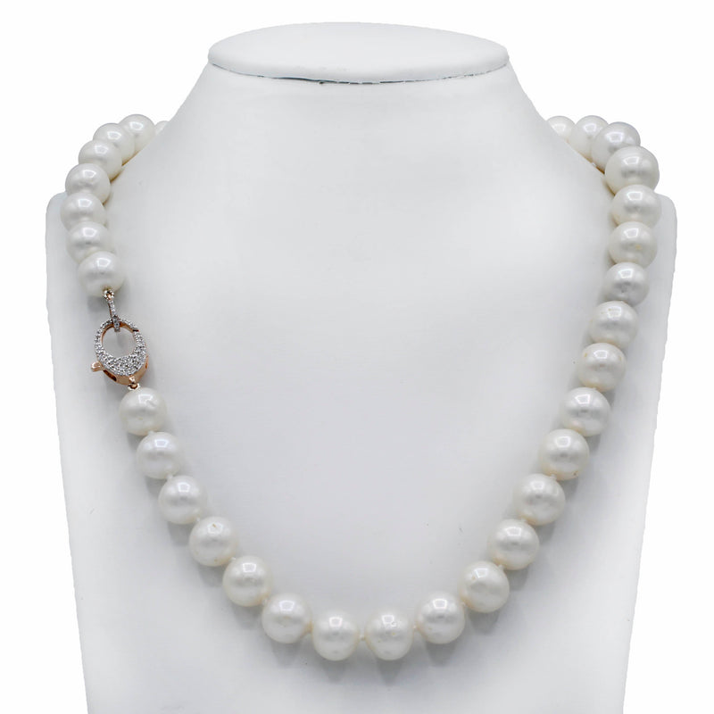 Collana a scalare di perle acqua dolce