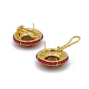 Orecchini con cammeo e zirconi