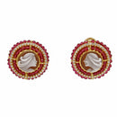 Orecchini con cammeo e zirconi