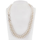 Collana a due fili di perle di acqua dolce