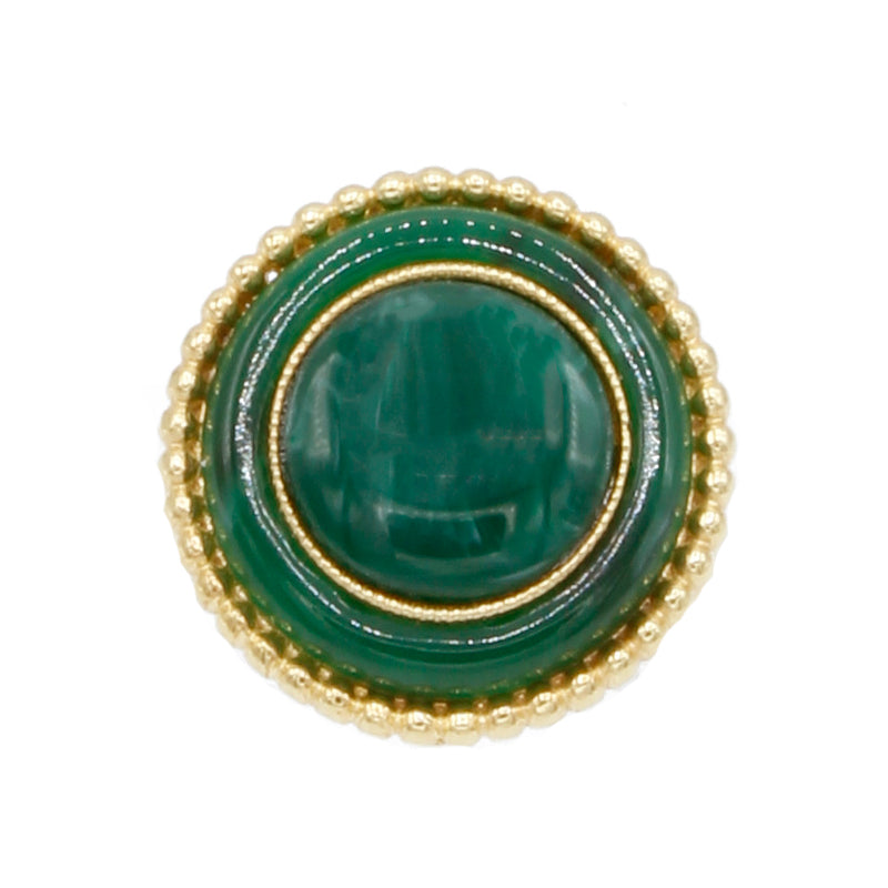 Anello con Agata verde