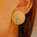 Orecchini in argento con cammeo