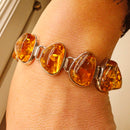 Bracciale in Argento 925% con Ambra