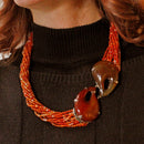 Collana con corniola in argento