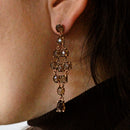 Orecchini in argento con quarzi