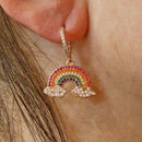 Orecchini in argento e zirconi