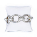 Bracciale in argento 925 rodiato