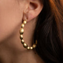 Orecchini a cerchio in argento 925