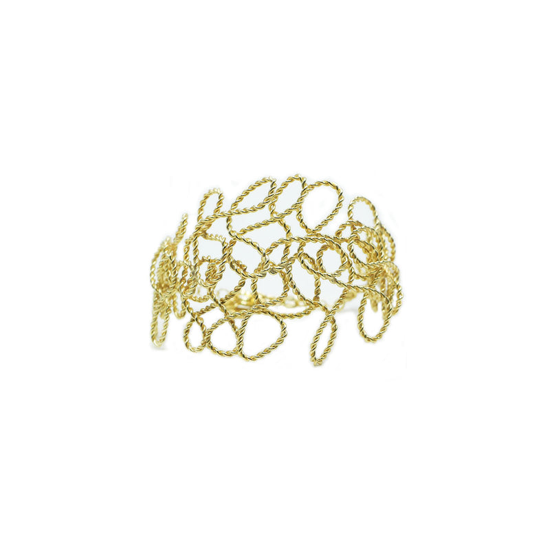 Bracciale in argento placcato oro giallo