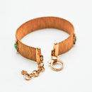 Bracciale in argento placcato oro rosa