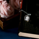 Collana con cammeo inciso in argento e zirconi