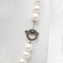 Collana di perle e marcassite