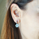 Orecchino in argento e zirconi