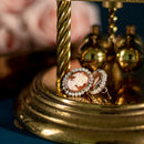 Orecchino in argento con cammeo e perle