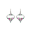 Orecchini con quarzi e zirconi