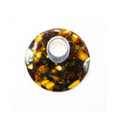 Spilla in ambra e argento