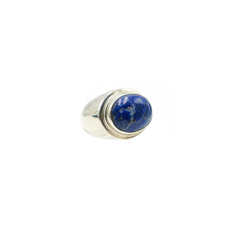 Anello con pietra di lapislazzuli