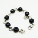 Bracciale in argento con onice