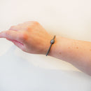 Bracciale semirigido in Argento 925% con zirconi