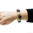 Bracciale con ametista e avventurina