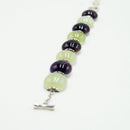 Bracciale con ametista e avventurina