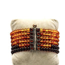 bracciale in argento ed ambra