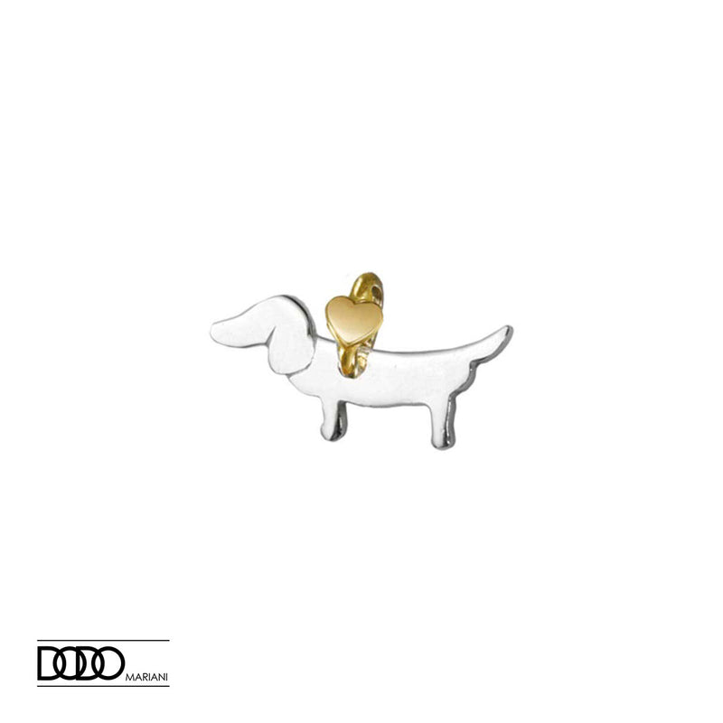 ciondolo argento e oro