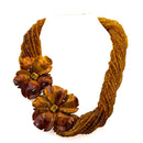 Collana con topazio giallo e diaspro