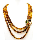 Collana in argento e topazio