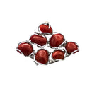 Ciondolo con corallo in argento