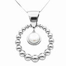 Ciondolo in argento 925% e perla
