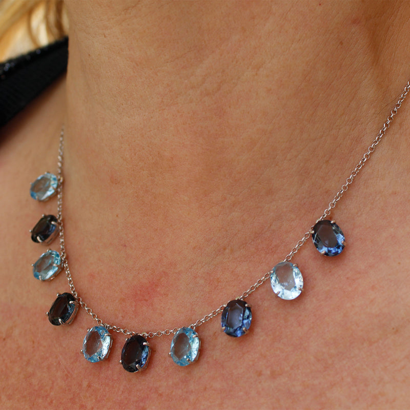 Collana con quarzo idrotermale