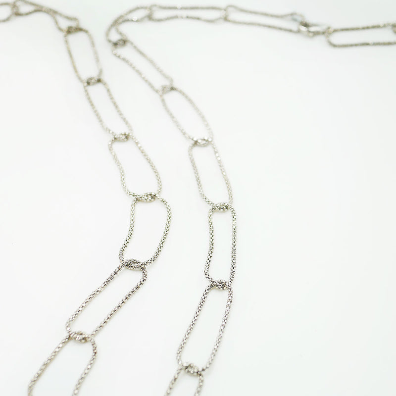 Collana lunga in argento